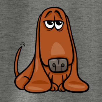 Baset - kreslený hnedý