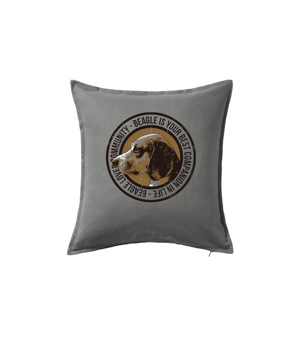 Bígl na tričku - Dog beagle - Vankúš 50x50