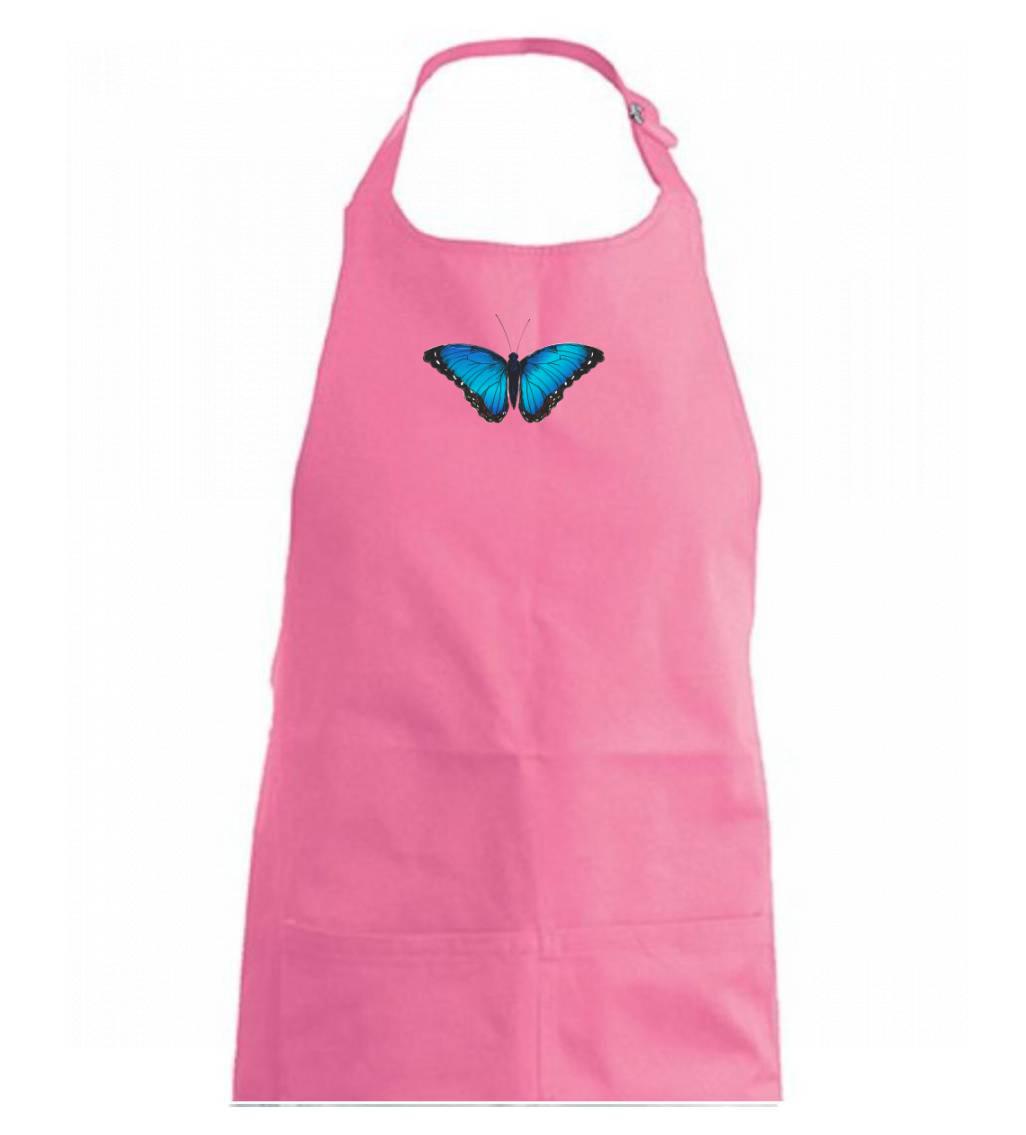 Motýľ Babôčka Morpho Peleides Motýľ Babôčka Morpho Peleides