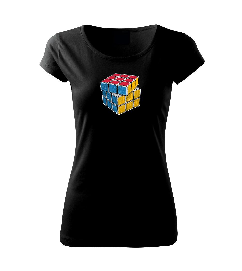 Rubikova kocka kreslená Rubikova kocka kreslená