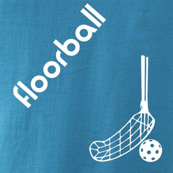 Floorball nápis šikmo