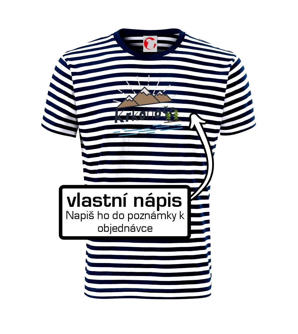 Trička pre cestovateľov - Kreslené hory - vlastné nápis - Tričko na vodu