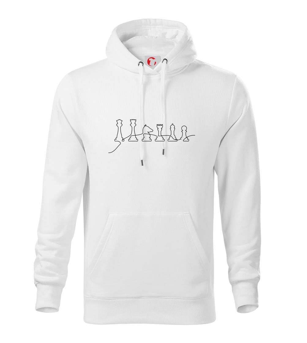 Šachové figúrky v rade - obrys Šachové figúrky v rade - obrys