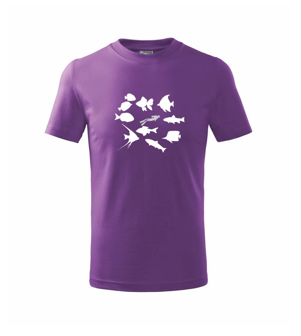 Potápač ryby štvorec