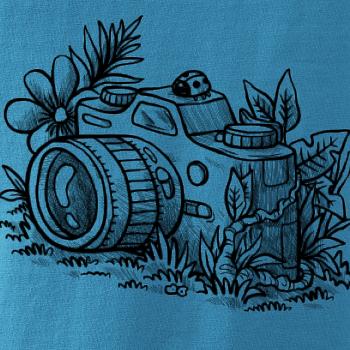 Foťák kreslený lienka Foťák kreslený lienka