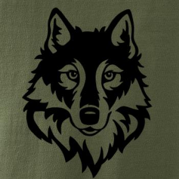 Hlava vlka čiernobiela (Hana-creative)