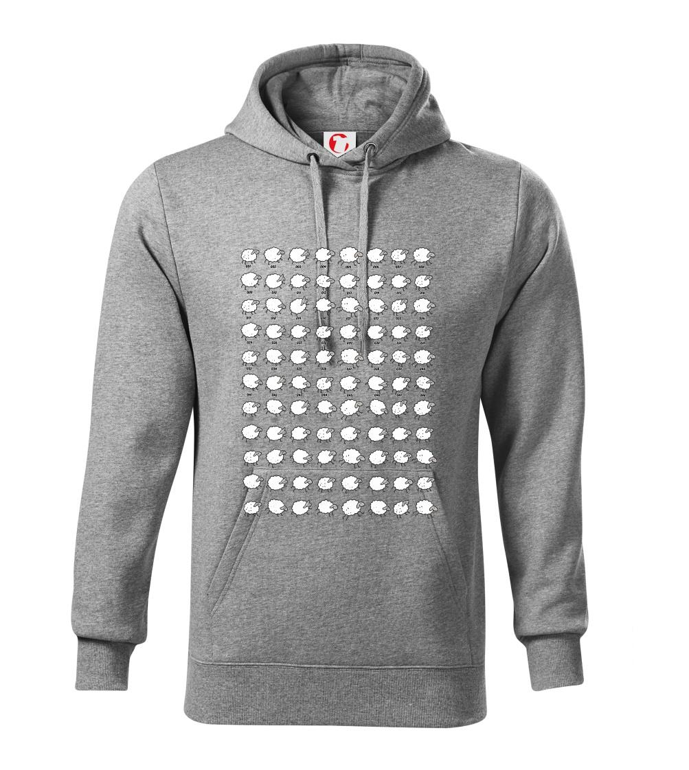 Počítanie ovečiek - Mikina pánska Cape s kapucňou