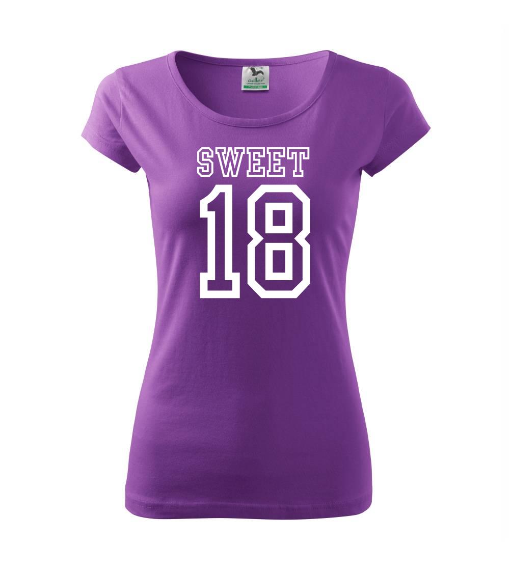 Tričká na párty - Sweet 18 - Dámske tričko Pure