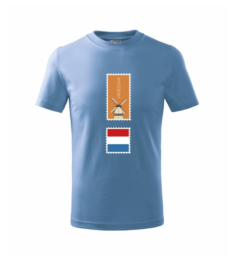 Amsterdam známka farebná