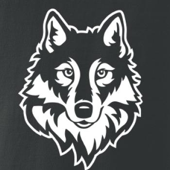 Hlava vlka čiernobiela (Hana-creative)