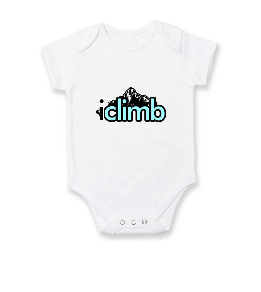Trička pro horolezcov - Iclimb - Body dojčenské s krátkym rukávom