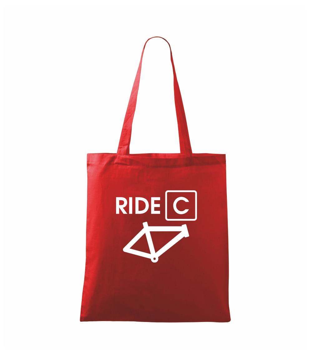 Tričko ako darček pre cyklistu - Ride C - Taška bavlnená