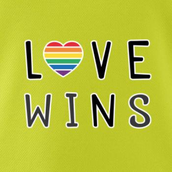 Love wins nápis