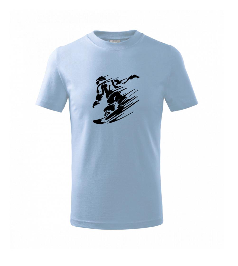 Rychlý snowboardista