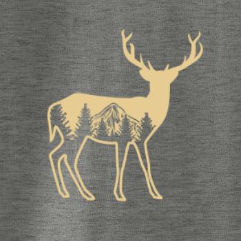 Jeleň a pohoria