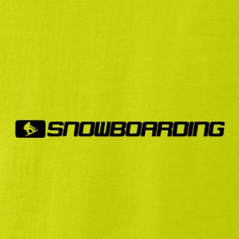 Snowboarding nápis Snowboarding nápis