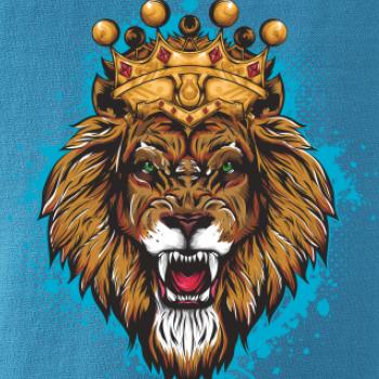 Lev kreslený s korunou