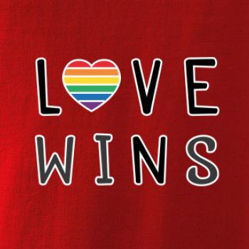 Love wins nápis