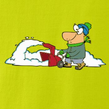 Frézování sněhu kreslené