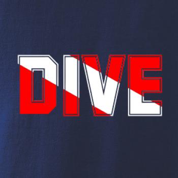 Dive nápis vlajka Dive nápis vlajka