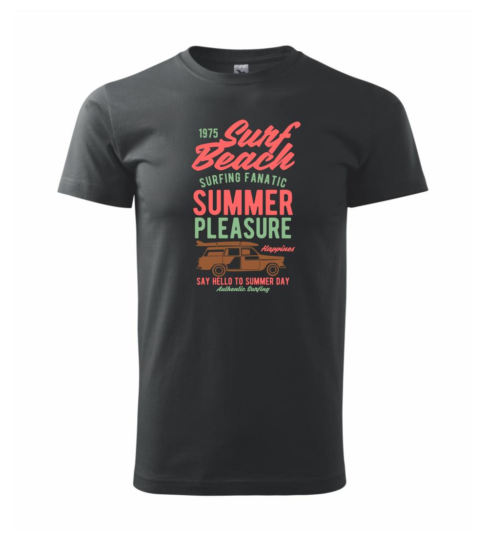 Surferske tričká - Surf Beach - Klasické pánske tričko vyššej gramáže