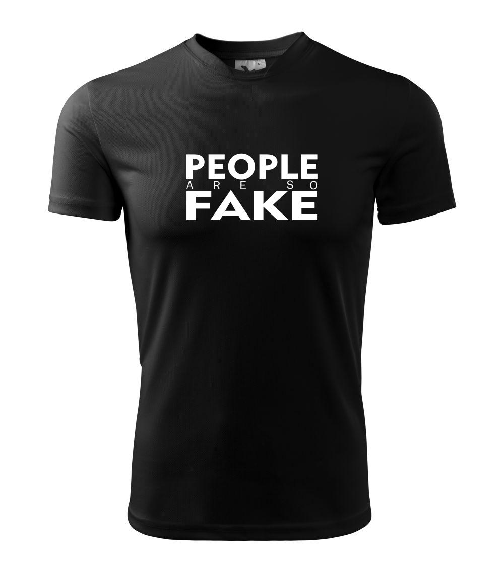Ostatné nápisy - Fake people - Detské tričko športové