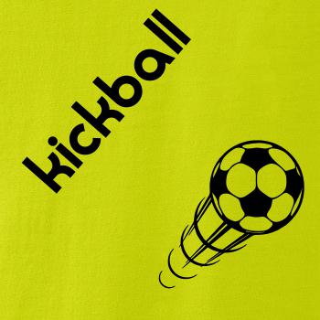 Kickball nápis šikmo Kickball nápis šikmo