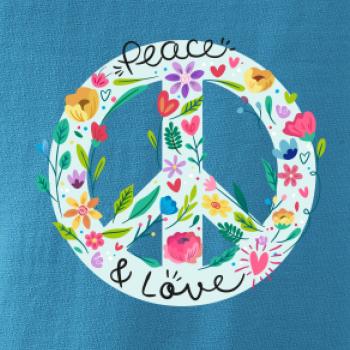 Peace and love symbol