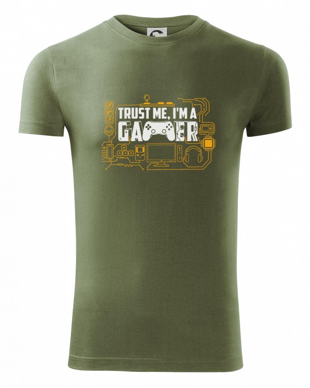 Tričká pre ajťákov - Trust me Im a gamer - Viper FIT - Pánske zúžené tričko