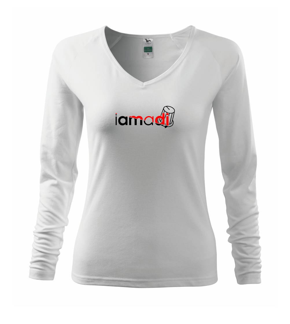 Hudobné tričká - I am a DJ - Tričko dámske Elegance