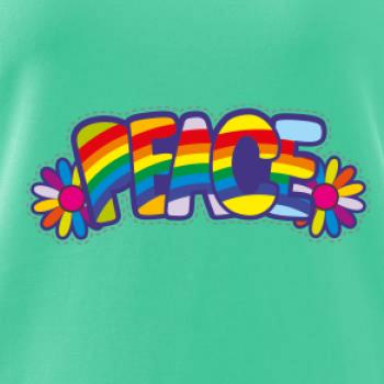 Peace nápis dúhový Peace nápis dúhový