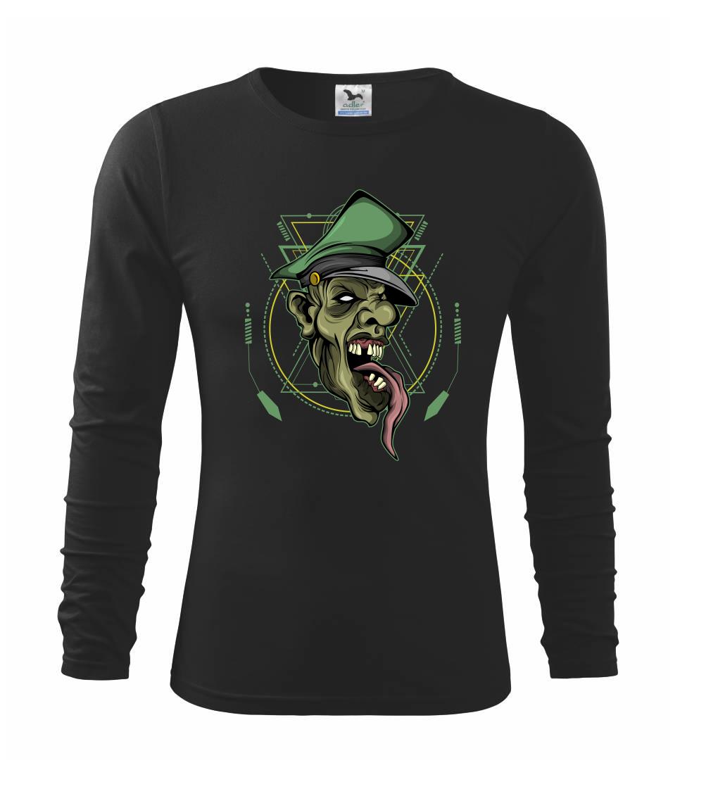 Vojenská tričká s potlačou - Army devil - Tričko detské Long Sleeve