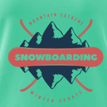 Snowboarding hory extreme