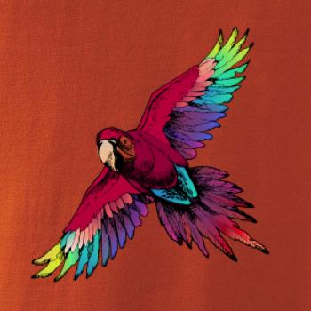 Papagáj kreslený letiaci