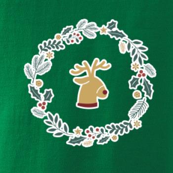 Vianočný veniec so sobom