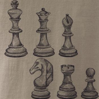 Šachové figúrky kreslené