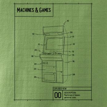 Nákres herný automat spredu