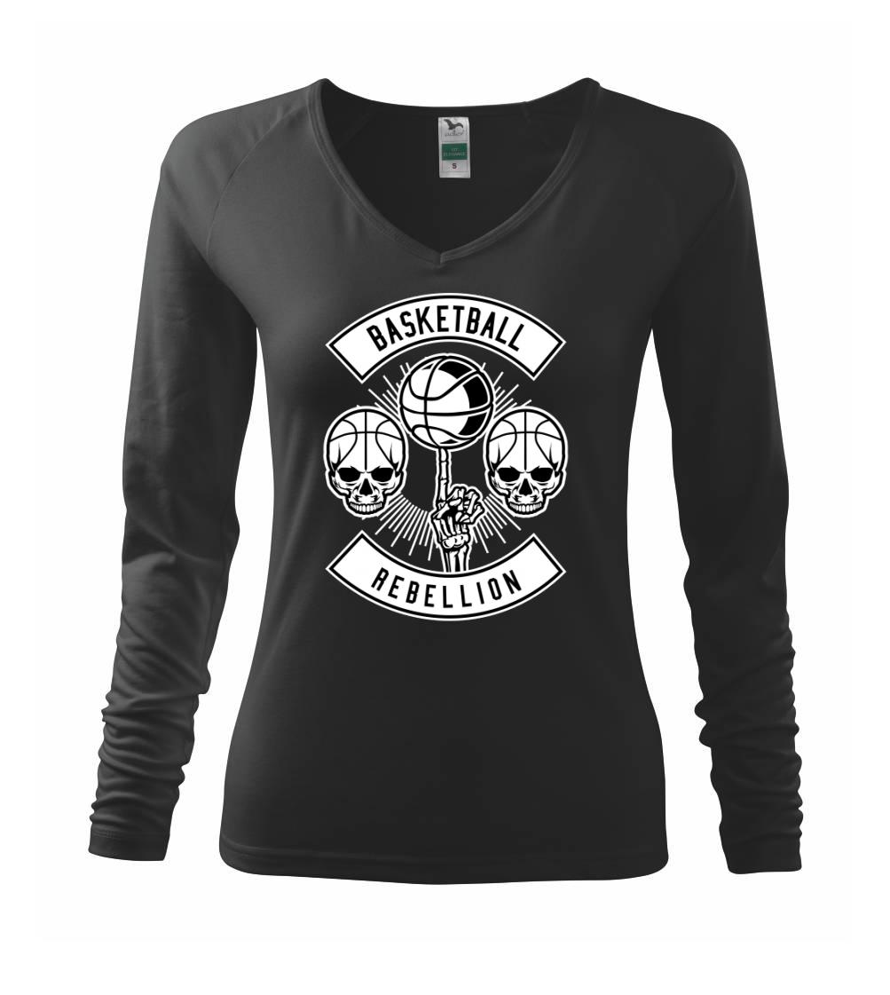 Basketbalová tričká - Basketball rebellion - Tričko dámske Elegance