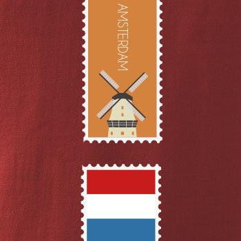 Amsterdam známka farebná