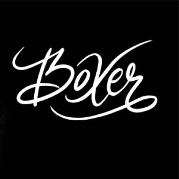 Boxer - nápis okrasný