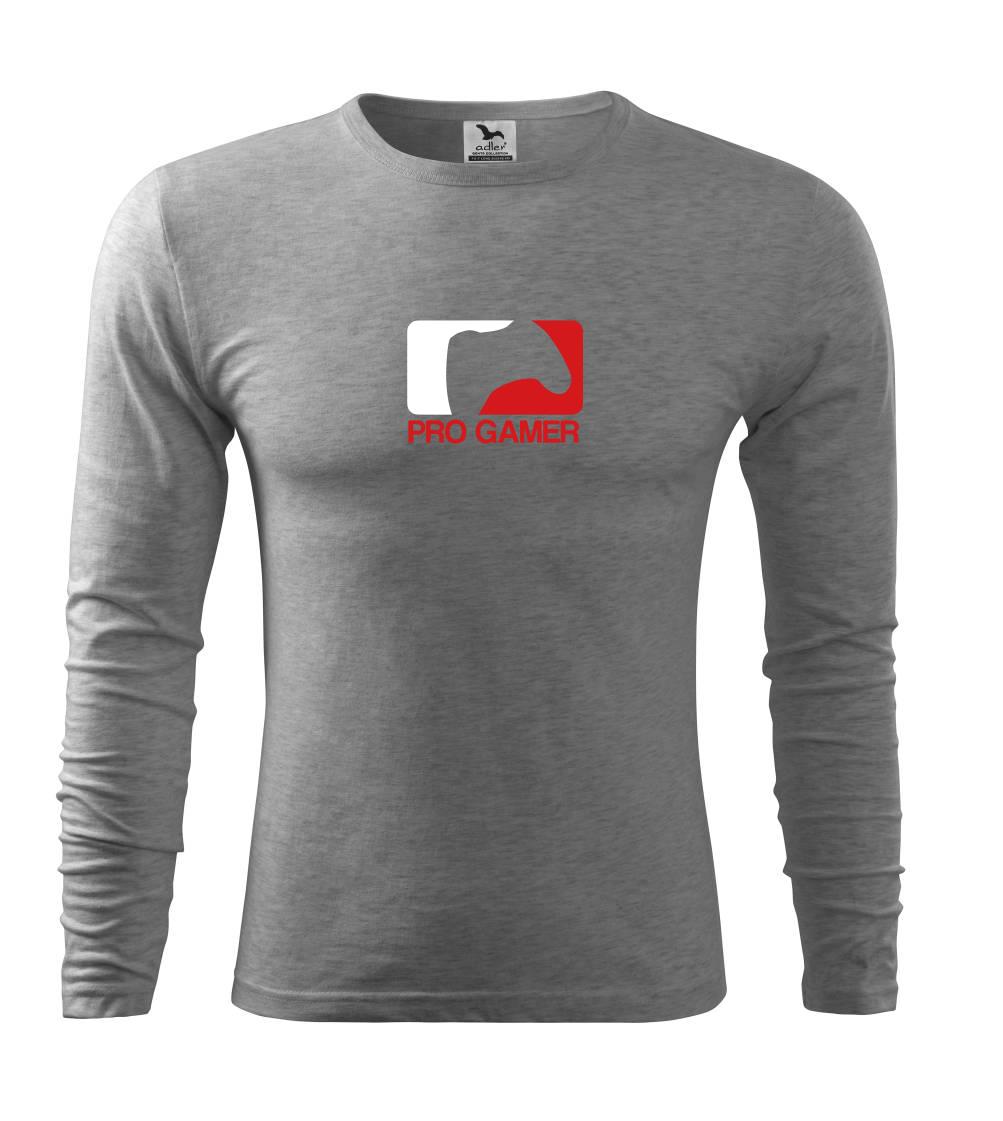 Tričká pre ajťákov - Pro Gamer - Logo - Tričko s dlhým rukávom FIT-T long sleeve
