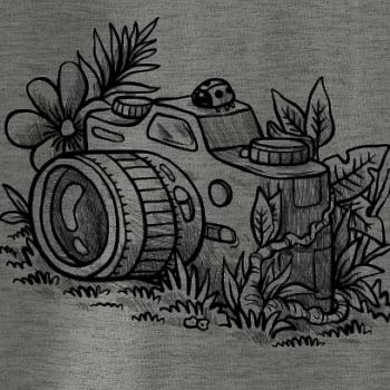 Foťák kreslený lienka Foťák kreslený lienka