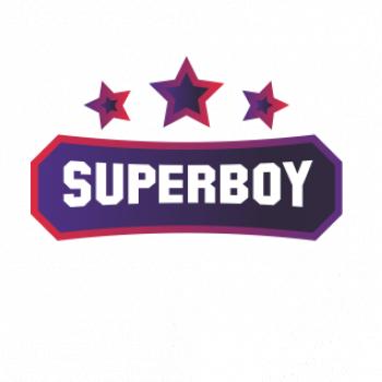 Superboy  - nápis farebný