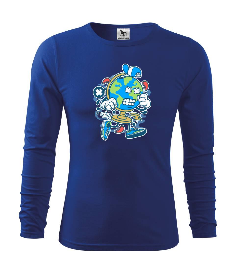Trička pre cestovateľov - Glóbus komiks - Tričko detské Long Sleeve