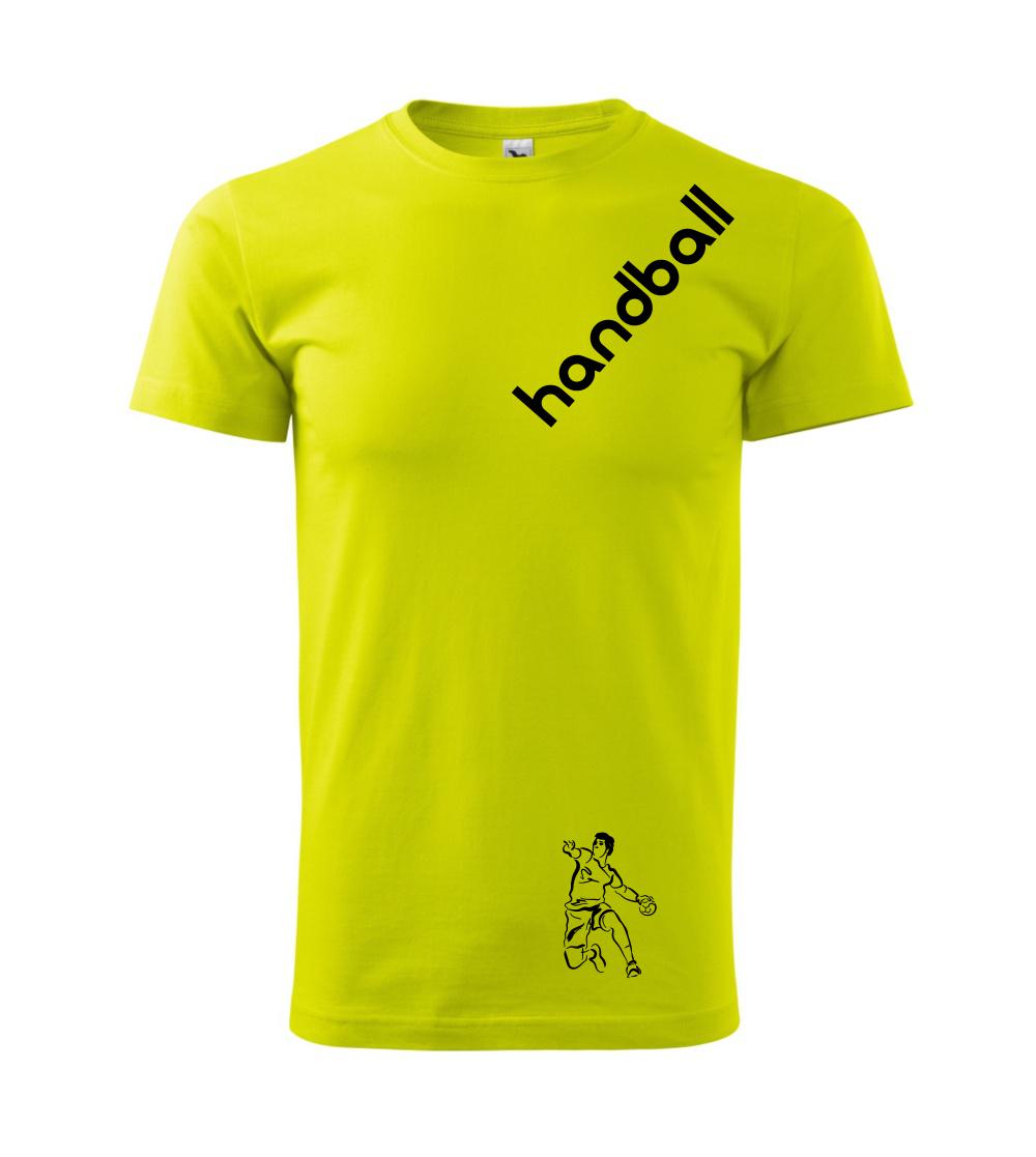 Handball nápis šikmo Handball nápis šikmo