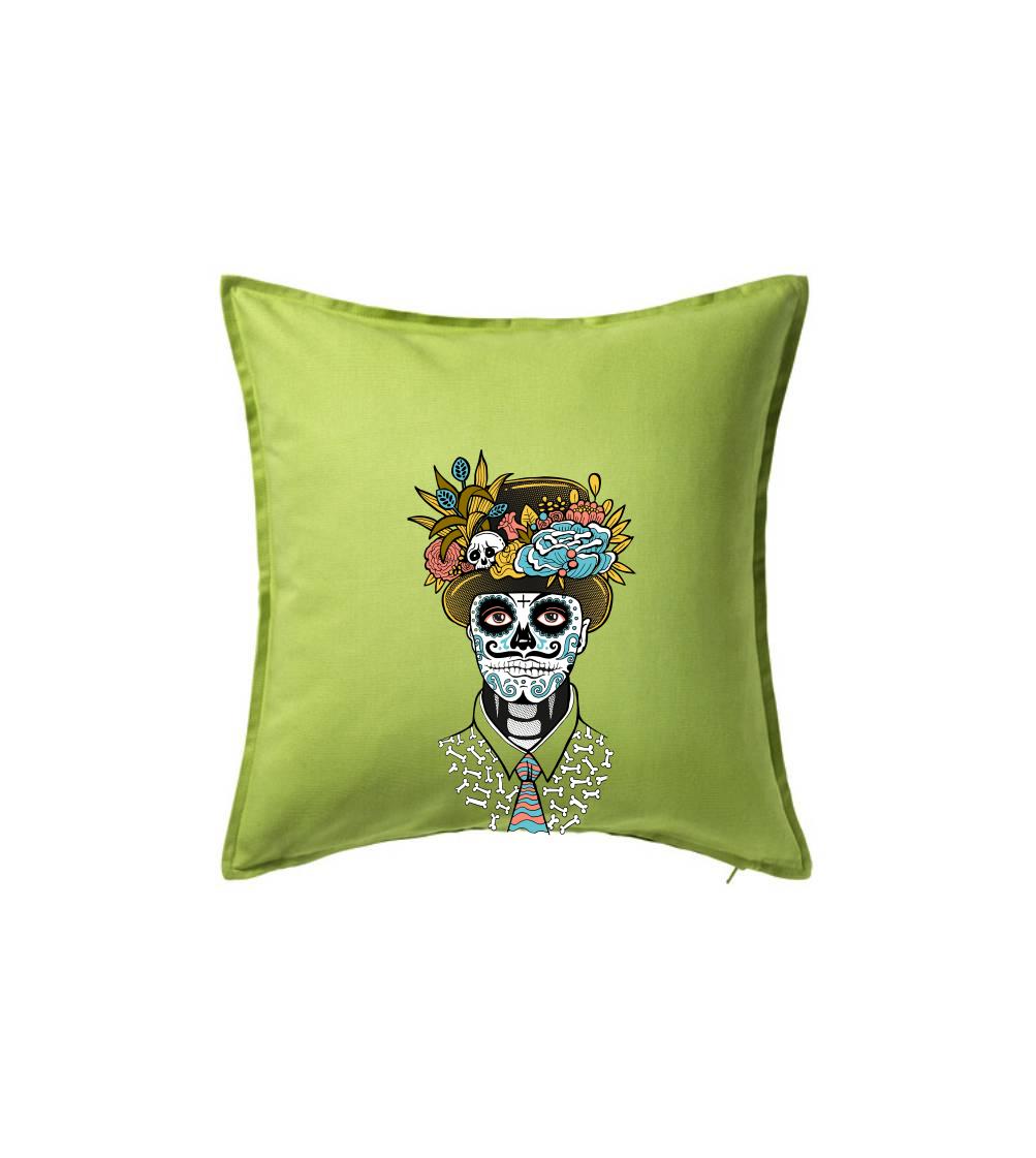 Ostatné mestá / miesta - Mexická maska - muž (Pecka design) - Vankúš 50x50
