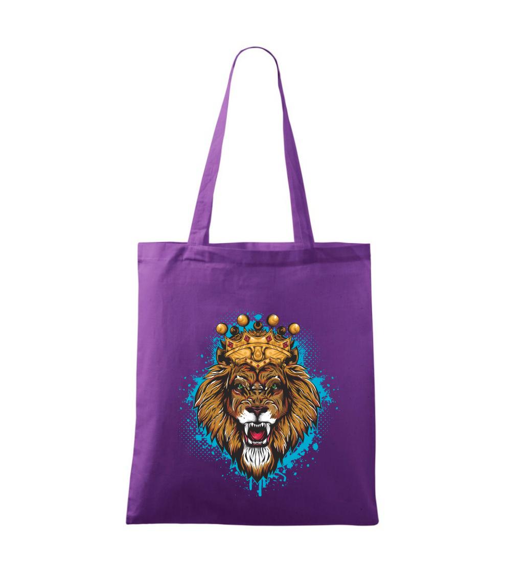 Lev kreslený s korunou