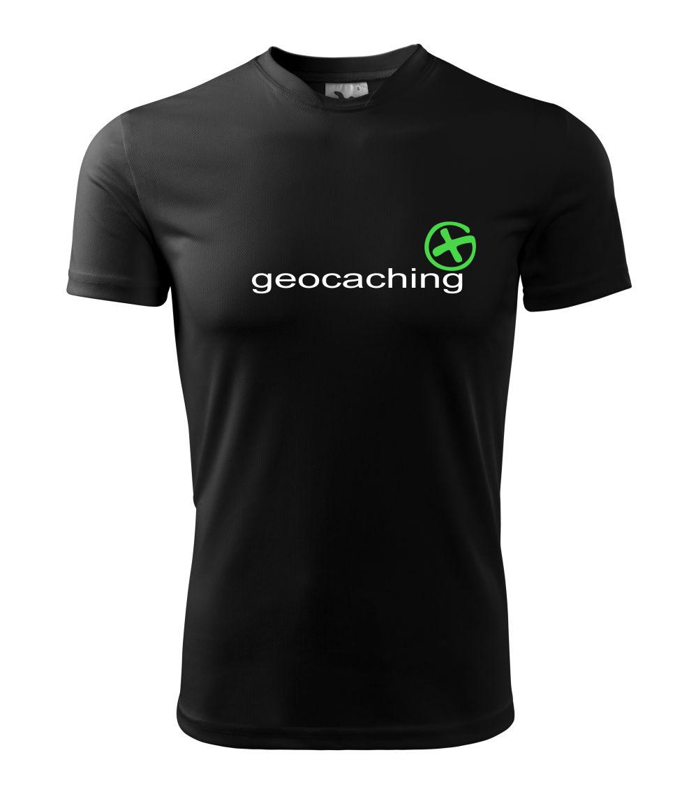 Tričká na geocaching - Geocaching nápis - Detské tričko športové