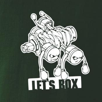 Lets Box nápis