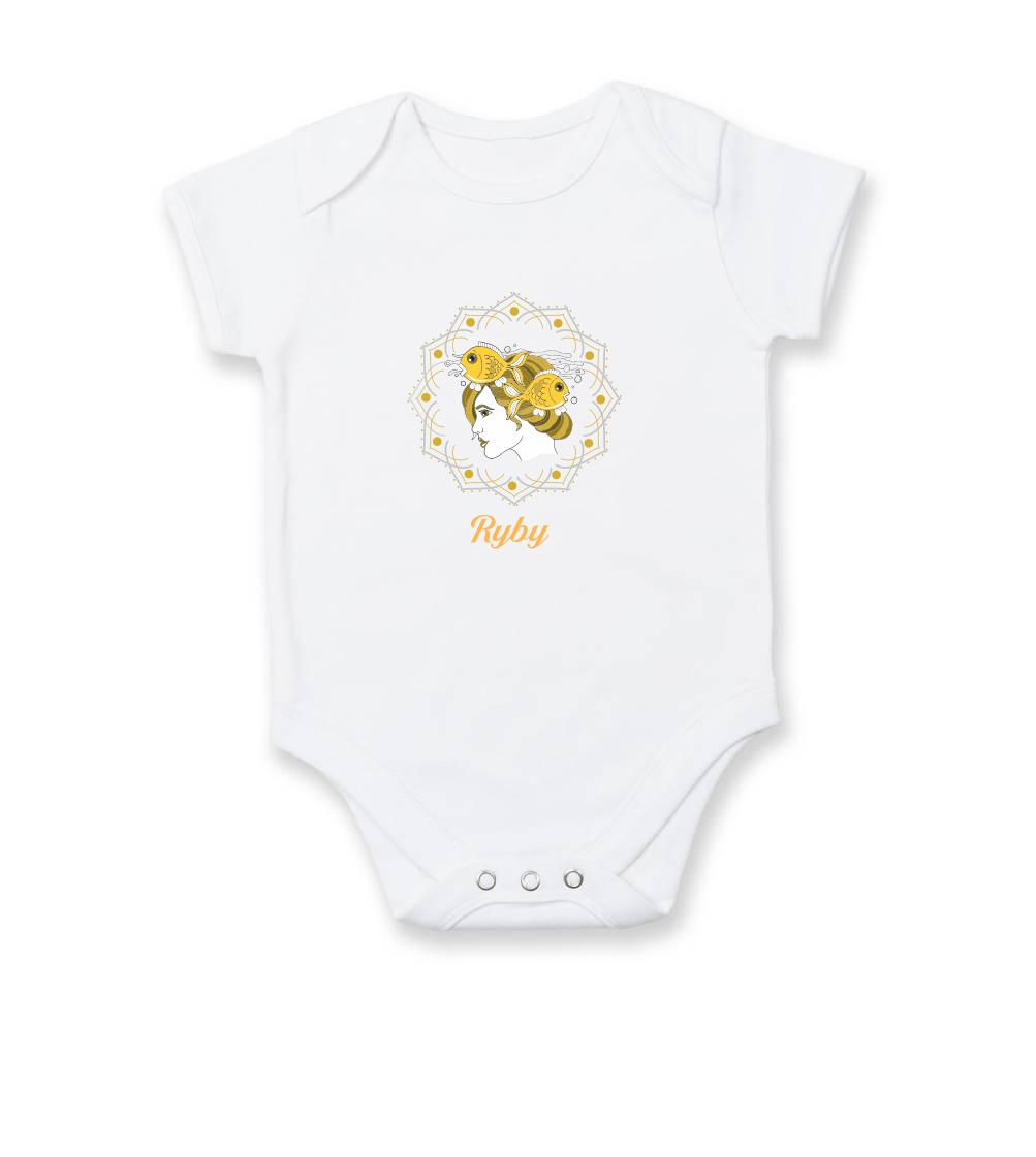 Tričká ryby - Znamenie ženy - Ryby SK (Pecka design) - Body dojčenské s krátkym rukávom